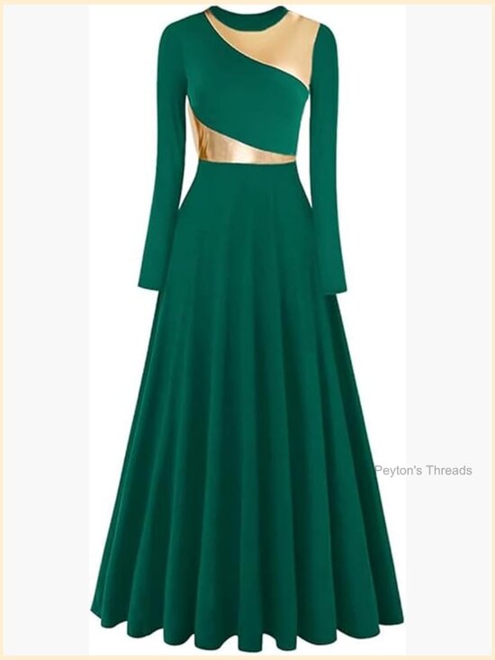Dresses & Skirts - Liturgical Dance Dress Full Length Church Robe Lyrical